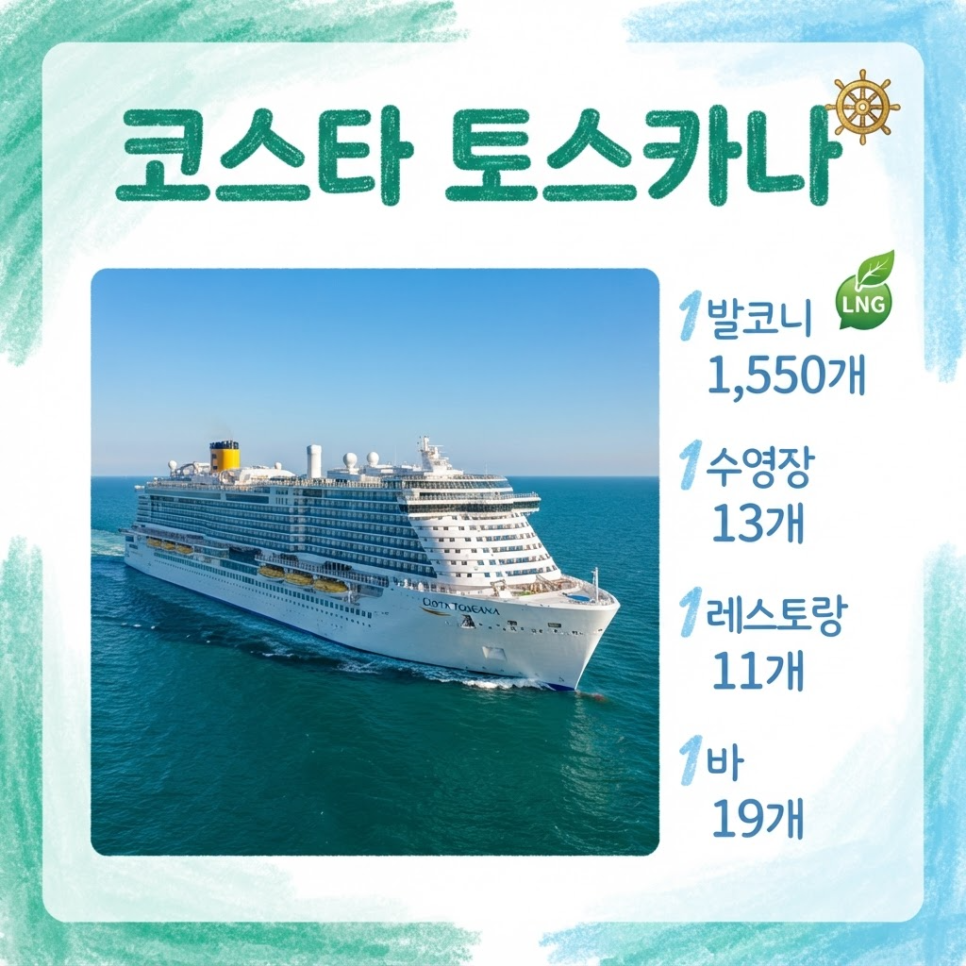 코스타크루즈 선박 비교 관련 이미지 5